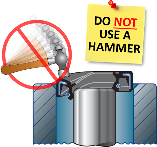 DO NOT USE A HAMMER