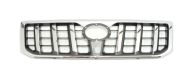 Chrome and Graphite Grey Front Centre Radiator Grille