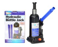 4 Tonne Hydraulic Bottle Jack with screw thread extension (Colour may vary)