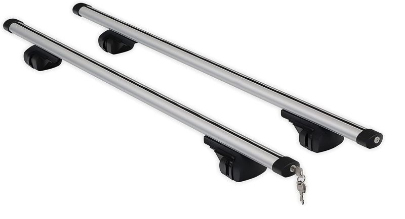 120cm Universal Aluminium Lockable Roof Rail Bars