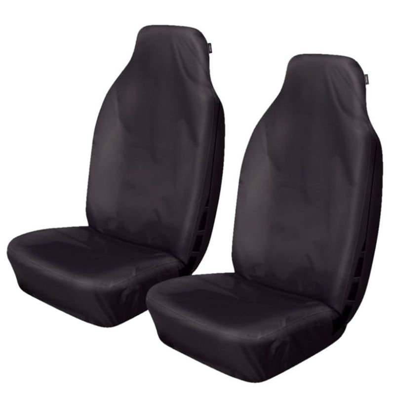 Cosmos Super Heavy Duty Black Front Seat Covers - 2002 Mustang Gt Front Seat Covers