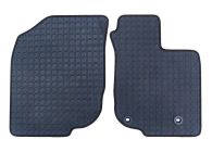 Tailored Black Penny Rubber Floor Mats Single Cab
