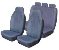 Cosmos Super Heavy Duty Grey Front & Rear Seat Covers