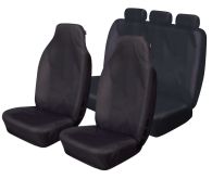 Cosmos Super Heavy Duty Black Front & Rear Seat Covers