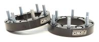 Black Anodised Aluminium 30mm Wheel Spacers - Qty 2