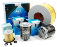 AMC Oil, Air & Fuel filters with Blueprint Pre-Fuel Filter