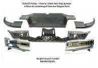 Genuine Toyota Chrome Rear Step Bumper Kit