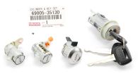 Genuine Toyota Complete Lock Set for Hilux Pickup