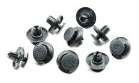 Plastic Front wheel arch splash guard retainer clips - 10pc kit