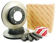 Genuine Toyota 320mm Front Brake Disc & Pad Kit