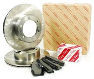 Genuine Toyota Front Brake Disc & Pad Kit