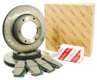 Genuine Toyota Front Brake Discs & Pad Kit