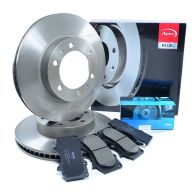 Apec Front Brake Disc & Kavo Pad Kit - models with VSC (check fitment dates listed)