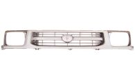 Silver and Grey Front Radiator Grille