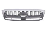 Chrome and Silver Grey Front Centre Radiator Grille