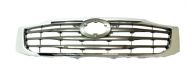 Chrome and Silver Front Centre Radiator Grille