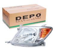 Depo Left Hand Headlamp (amber indicator lens)