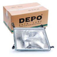 Depo Right Hand Headlamp with Patterned Frosted Lens