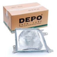 Depo Right Hand Headlamp Patterned Frosted Lens