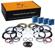 Complete Double Front Hub & Swivel Overhaul Kit 