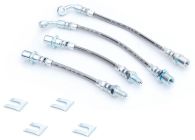 Stainless Steel Braided Brake Hose Kit 70 Series 1990-1996