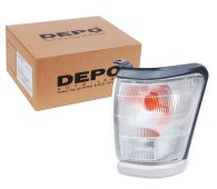 Depo Left Hand Front Side Lamp Indicator with Grey Surround