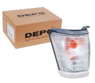 Depo Right Hand Front Side Lamp Indicator with Grey Surround