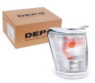 Depo Right Hand Front Side Lamp Indicator with Chrome Surround