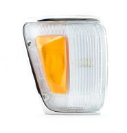 Right Hand Front Side Light Chrome with Amber Blip