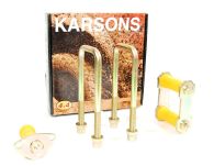 Karsons Rear Leaf Spring Mounting Shackle, Pin, U Bolts & Bush Kit