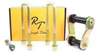 RoughTrax Single Rear Leaf Spring Shackle, Pin & Bush Kit - KUN25 & KUN26 (Current stock will have RED Pedders bushes not Black)