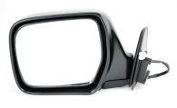 Left Hand Black Door Mirror - Electric Lens