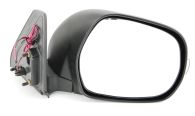 Right Hand Black Door Mirror - Manual with LED Indicator