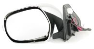 Left Hand Chrome Door Mirror - Electric Lens with LED Indicator