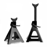 Pair of 6 Tonne Axle Stands by Streetwize - USA Style - in BLACK