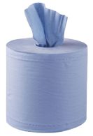 Blue Centre Pull Tissue Roll