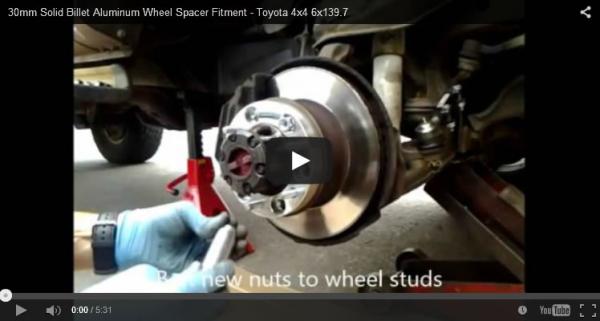 30mm Wheel Spacer Installation [VIDEO]