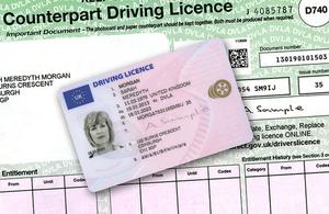 End of the driving licence paper counterpart