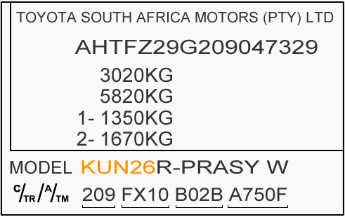 KUN26 Chassis Plate