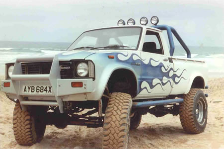 Mk1 Hilux 

Pickup V8 5.0 Litre Tipper South West Truck Fest show truck 1993 Winner