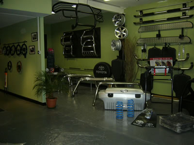 RoughTrax showroom in 2004