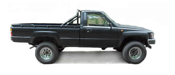 Toyota Hilux Pickup YN65R 2.0cc (3Y) Petrol RHD (A - D reg, 8/1983-8/1985) UK Mk2